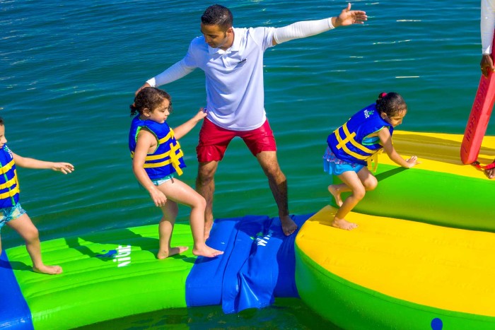 Модуль детского надувного аквапарка "Баланс" 2,1*1*0,2