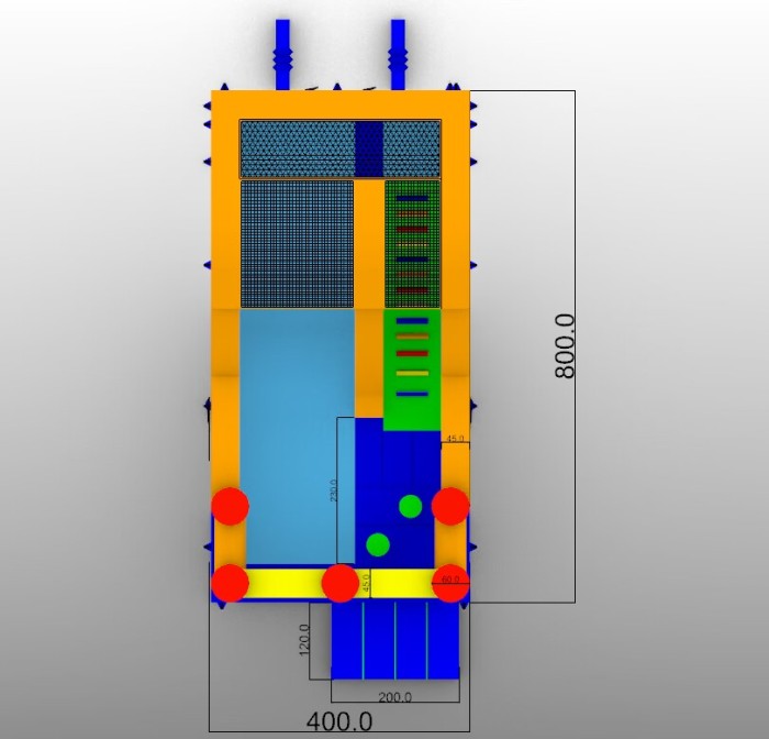 Надувная горка "Индиан" 8*4*5 м