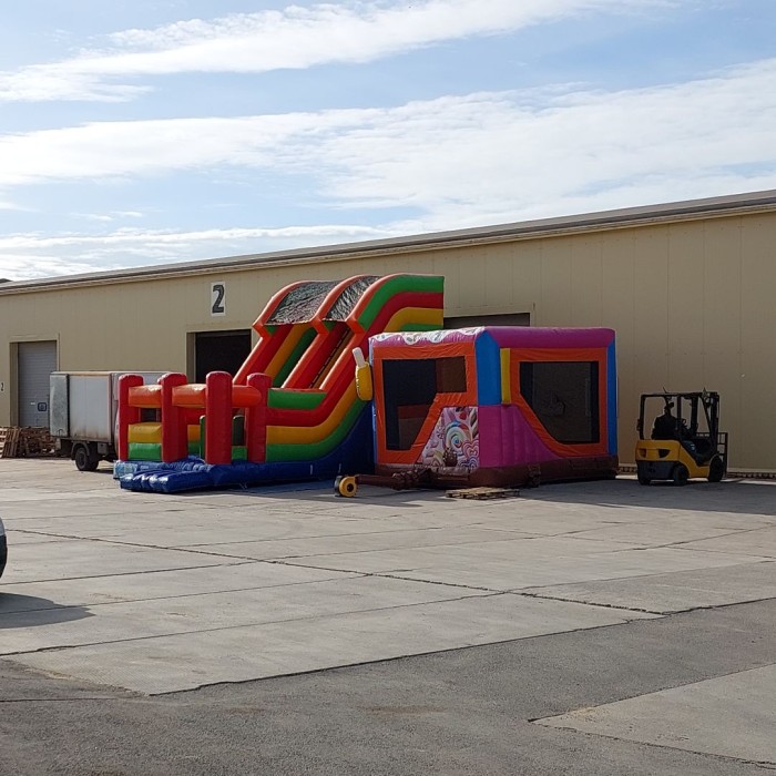 Надувная горка "Индиан" 8*4*5 м