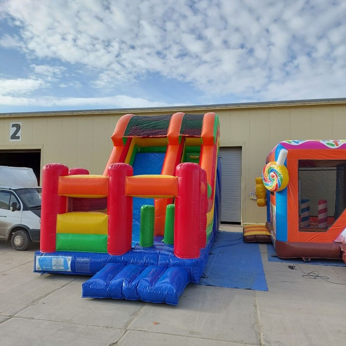 Надувная горка "Индиан" 8*4*5 м