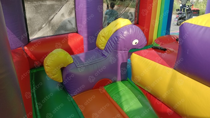 Надувная горка "Радуга" 11*11*9,1 м