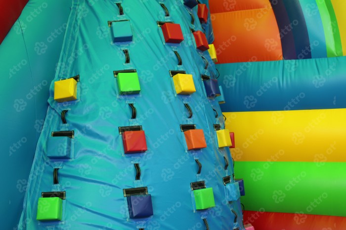 Надувная горка "Радуга" 11*11*9,1 м
