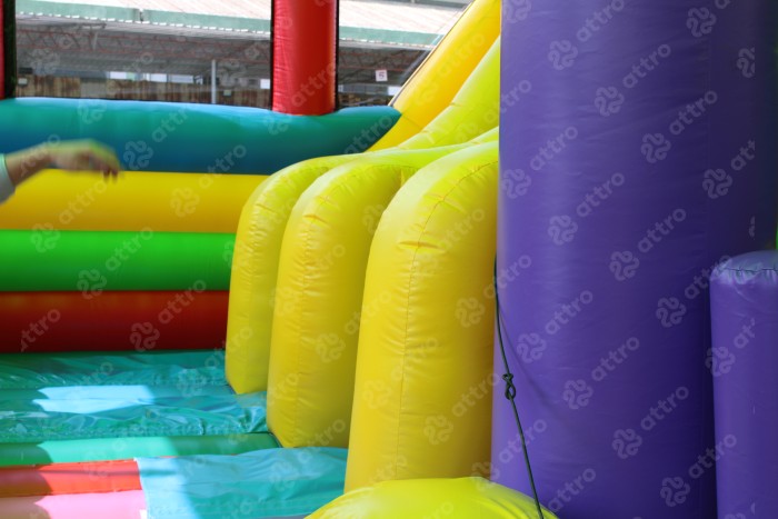 Надувная горка "Радуга" 11*11*9,1 м