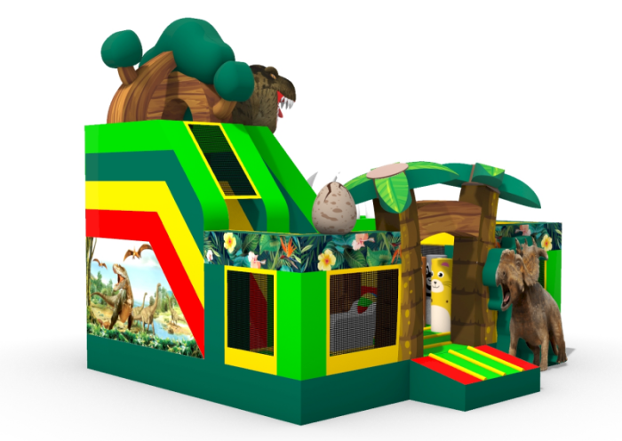 Надувной батут "Дино" 5*4,5*4,8 м