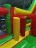Надувная горка "Спортикус" красный 12*4,3*7 м