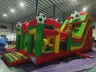 Надувная горка "Спортикус" красный 12*4,3*7 м