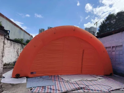 Надувная сцена с подсветкой 8,9*3,8*4,5 м