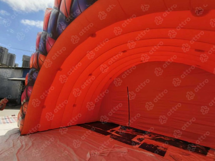 Надувная сцена с подсветкой 8,9*3,8*4,5 м