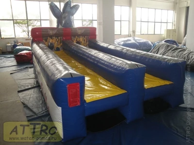 Надувная игра "Попробуй добеги" bungee run 4,5*2,5*3 м