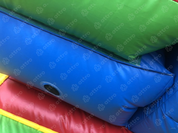 Надувная горка"Мульти-Сафари-крокодил" 11*10*7 м