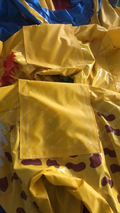 Надувная горка"Мульти-Сафари-крокодил" 11*10*7 м