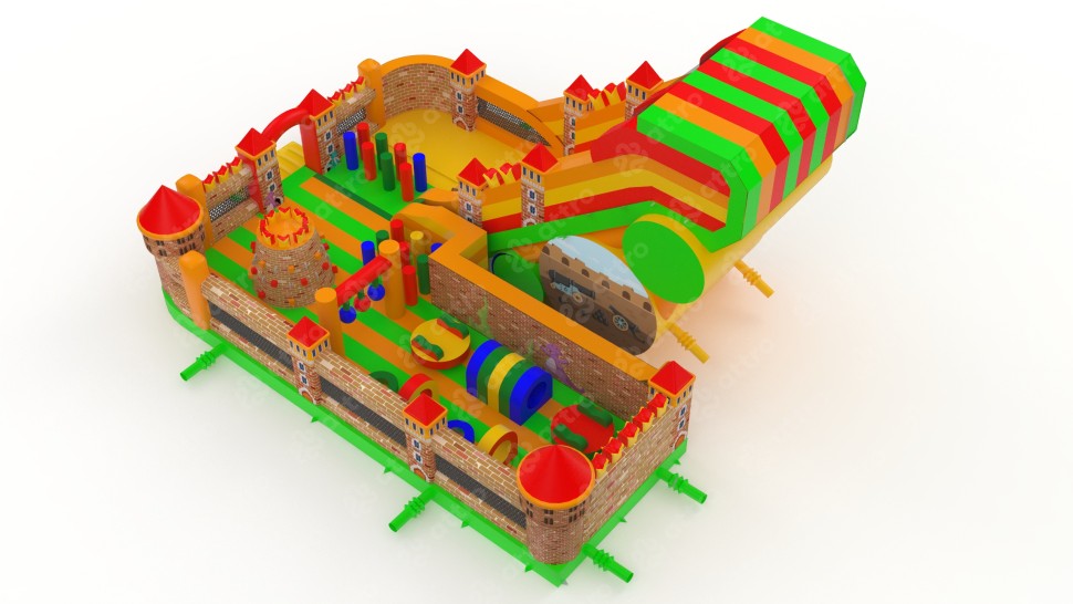 Надувная горка 
