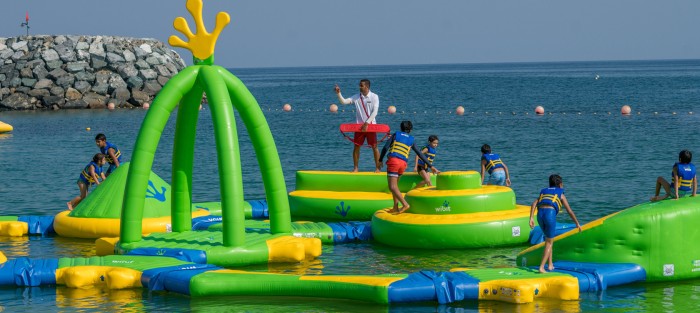 Модуль детского надувного аквапарка "Баланс" 3,2*3*3,7