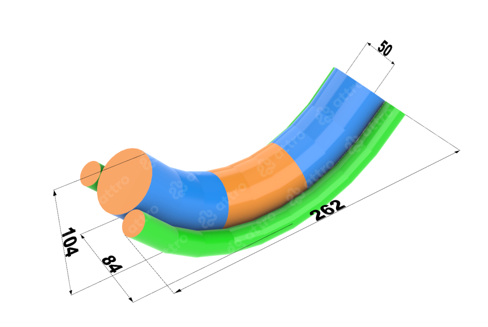 Надувные водные качели 