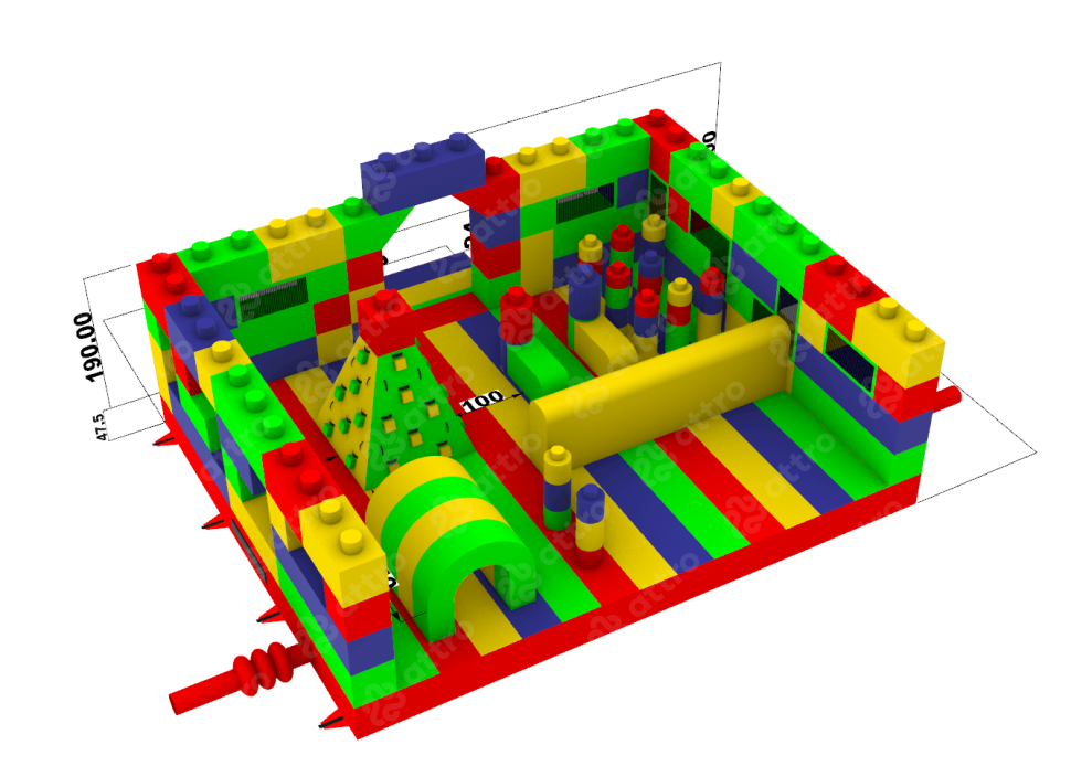 Надувная горка 