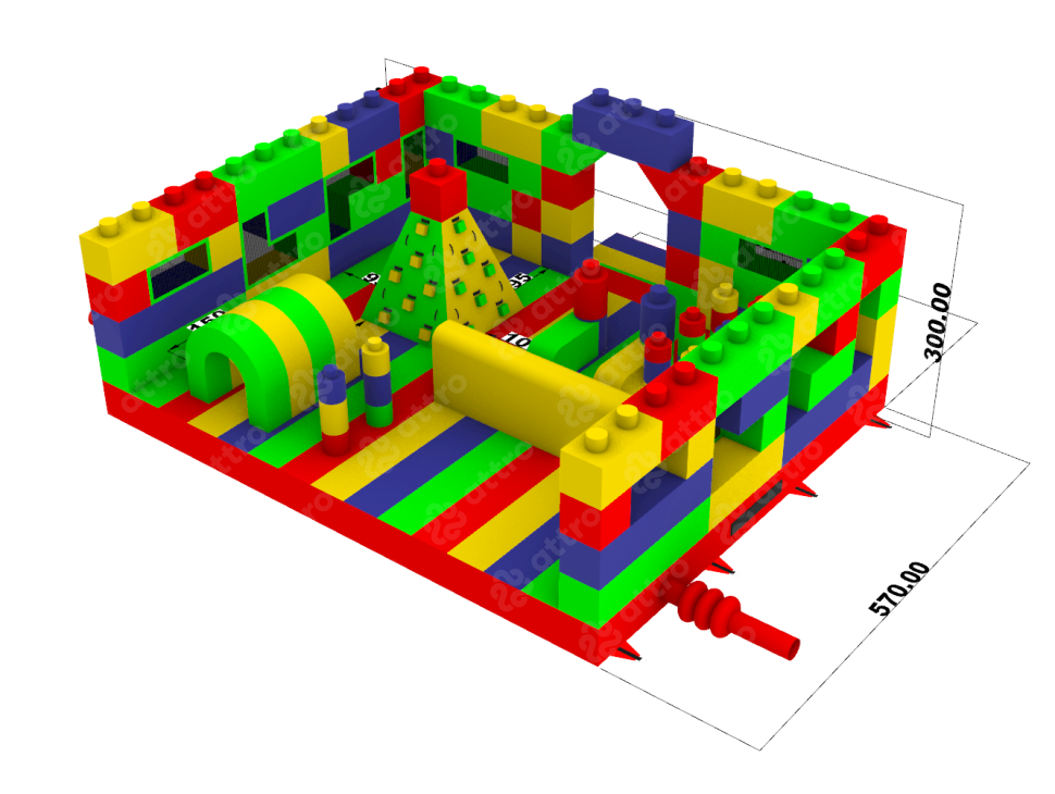 Надувная горка 