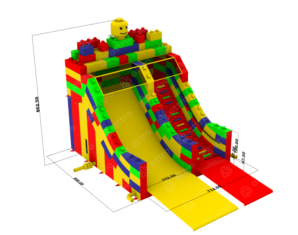 Надувная горка 