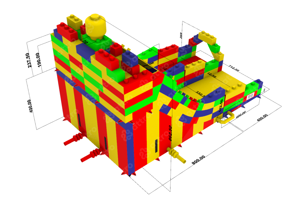 Надувная горка 