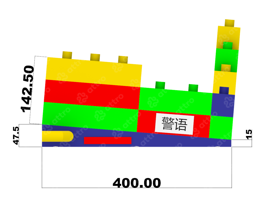 Надувная горка 