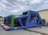 Надувная полоса препятствий "Хаки" 16*8*4 м 