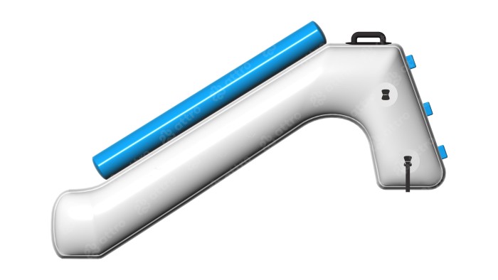 Надувная горка для пирса 2,8*0,8*1,7 м