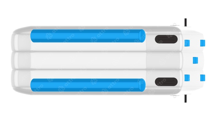 Надувная горка для пирса 2,8*0,8*1,7 м