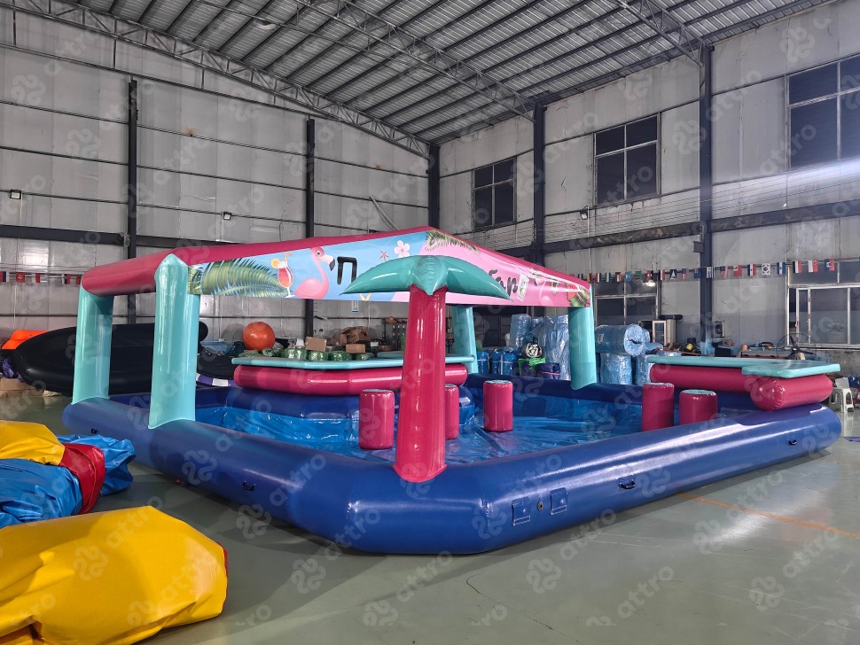 Надувной пляжный Бар 8*8*3,3 м 