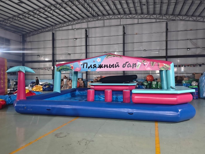 Надувной пляжный Бар 8*8*3,3 м 