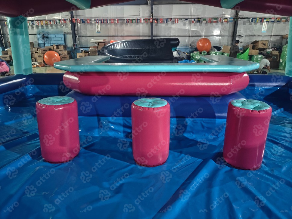 Надувной пляжный Бар 8*8*3,3 м 