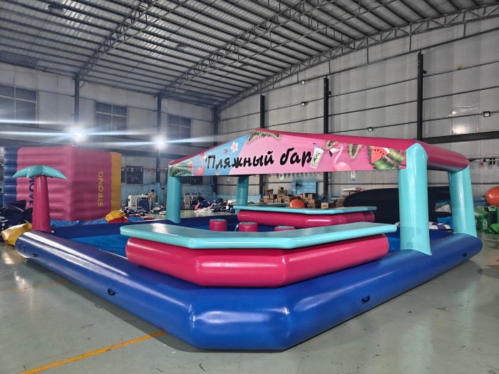Надувной пляжный Бар 8*8*3,3 м 