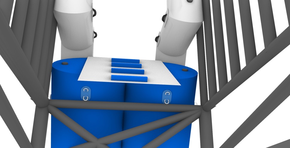 Надувная водная горка 