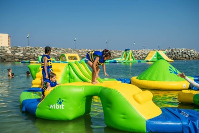 Модуль детского надувного аквапарка &quot;Баланс&quot; 3,8*1,1*0,8 м