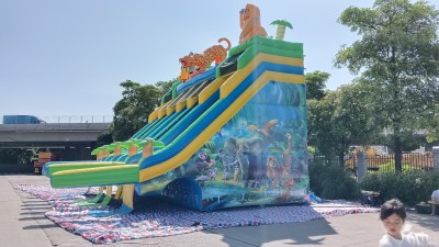 Надувной аквапарк "Пристань Тропики" 20*15*8,6 м