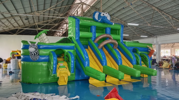 Надувной аквапарк "Пристань Тропики" 20*15*8,6 м