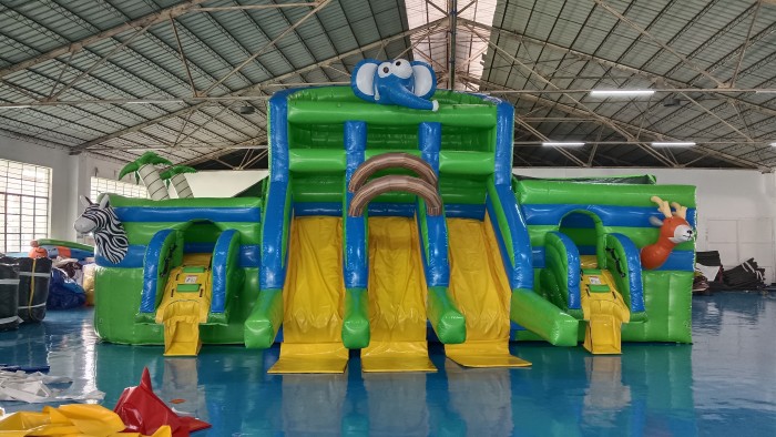 Надувной аквапарк "Пристань Тропики" 20*15*8,6 м