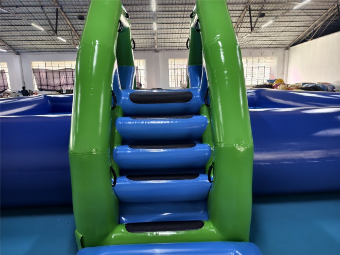 Надувной аквапарк "Пристань Тропики" 20*15*8,6 м