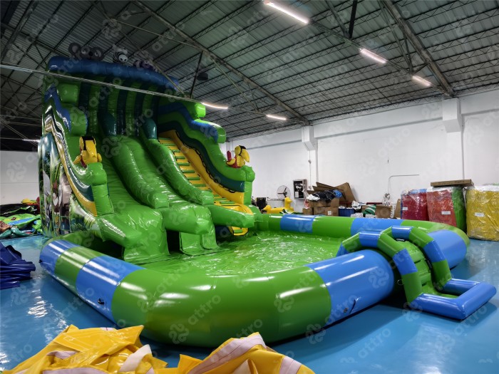 Надувной аквапарк "Амазонка" 13*7*7 м 