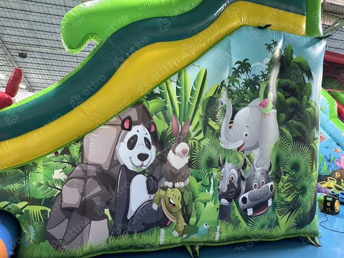 Надувной аквапарк "Амазонка" 13*7*7 м 