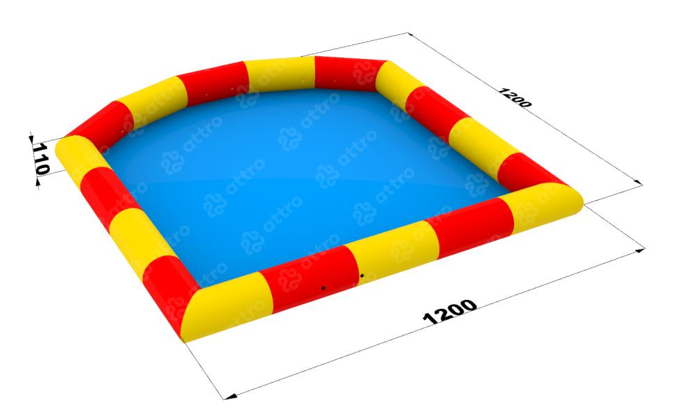 Надувной аквапарк 