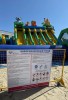 Надувной аквапарк «Пристань Тропики» 20*15*8,6 м  Б/У