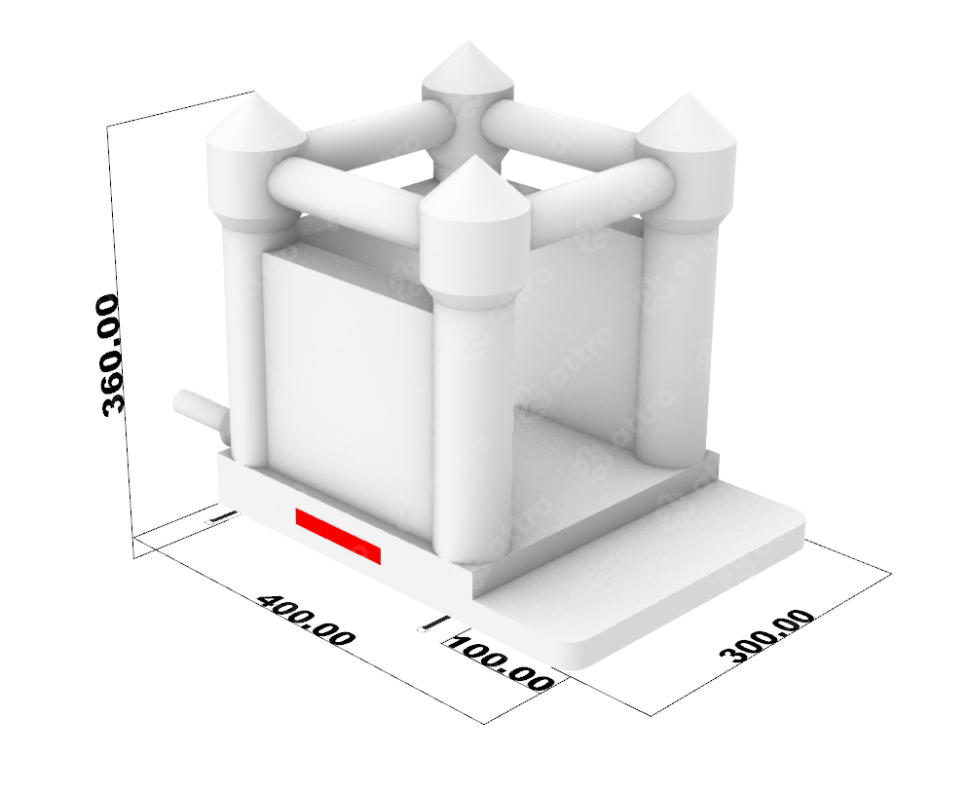 Надувной свадебный батут