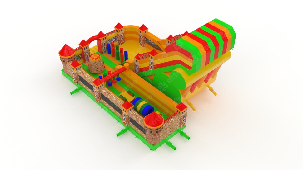 Надувная горка 