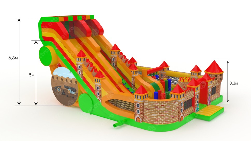 Надувная горка 