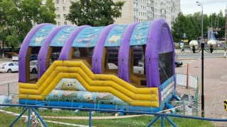 Надувной батут "Красти Краб"