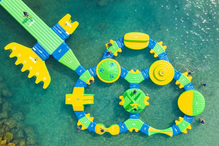 Модуль детского надувного аквапарка "Баланс" 3*2,1*0,3 м