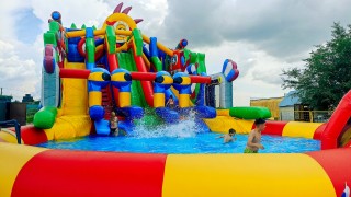 Надувной аквапарк "Наутилус" 21,5*12*11,4 м