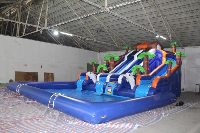 Надувной аквапарк «Дом у моря» 11*9*4,5 м