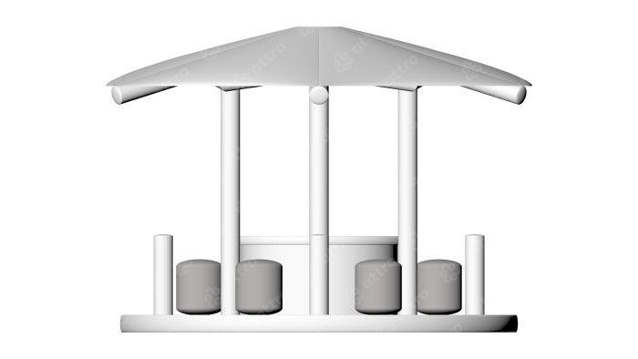 Надувной бар 4,9*4,9 м