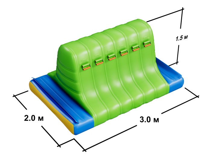 Элемент аквапарка "Утес" 3*2*1,5 м