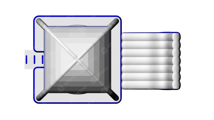 Надувная палатка на воду с шезлонгом  5*3*2,2 м